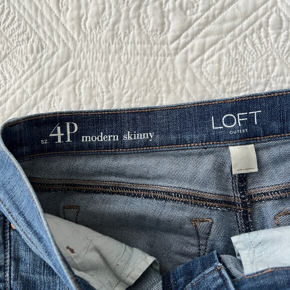 LOFT Outlet Modern Skinny Jeans 4 Petite - Picture 6 of 7